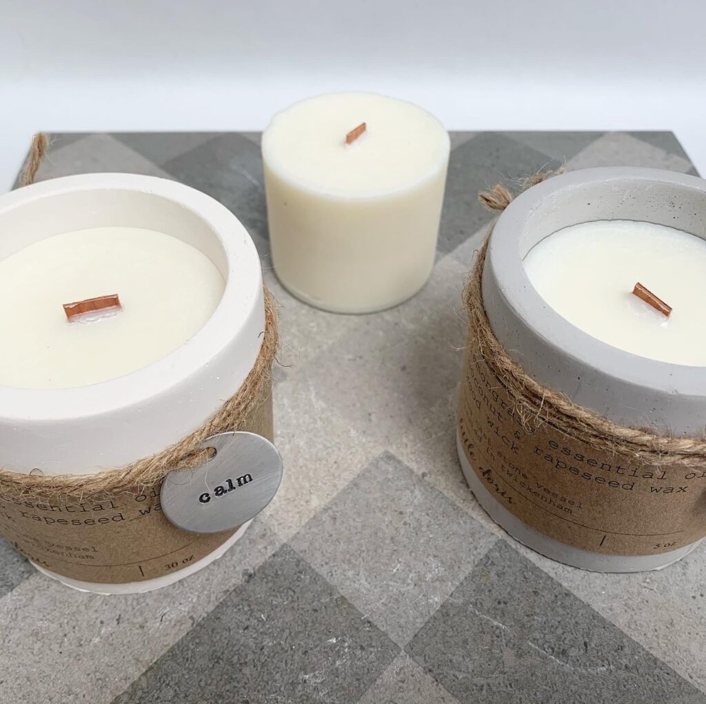 eucalyptus essential oil candle little doris